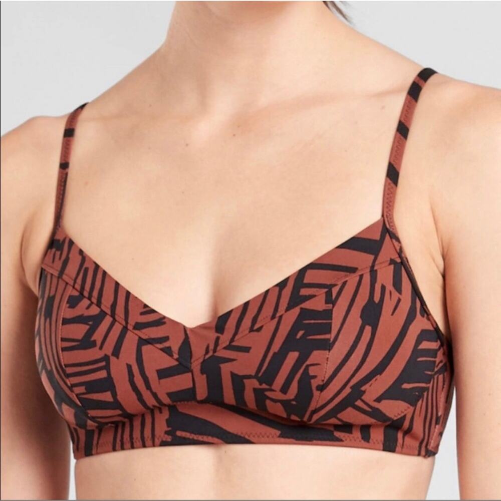 Athleta Bikini Top Womens XS Sienna Sculpted Swimwear Bathing Suit Athletic Pool